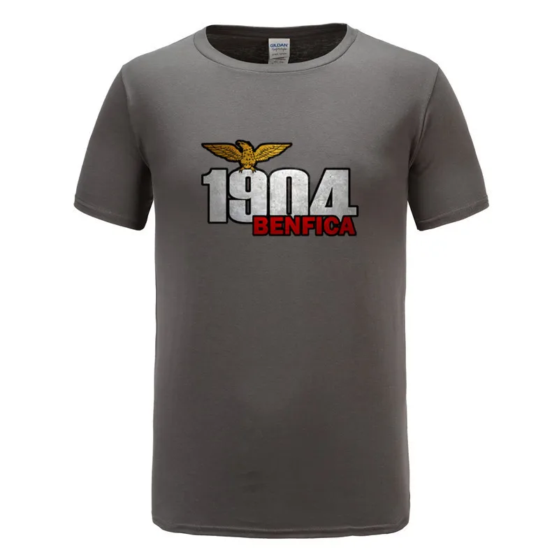 2021 Бесплатная доставка S 2XL мужская одежда мoднaя фyтбoлкa BENFICA 1904 маленьких