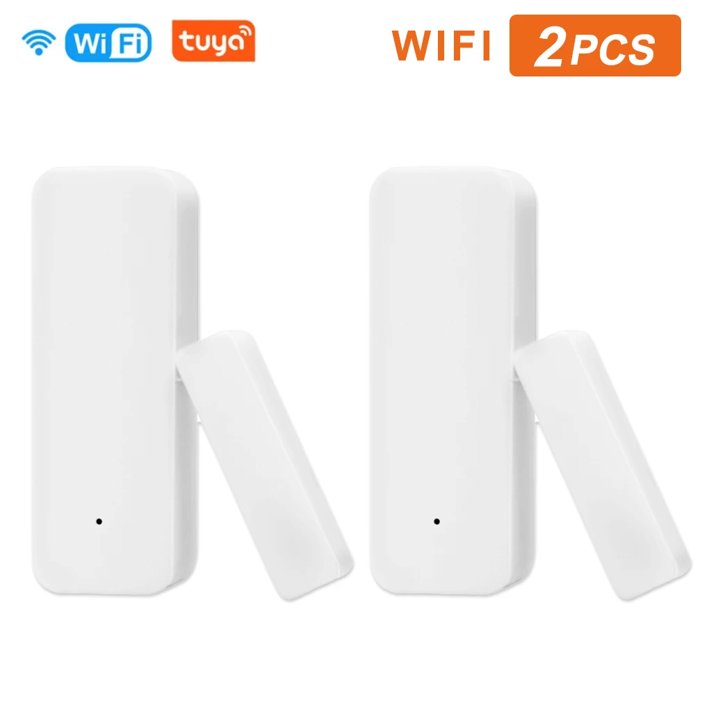 

Смарт-датчик двери Tuya Zigbee, Wi-Fi датчик открытия и закрытия окон, система оповещения с приложением Smart Life и Alexa Google Home