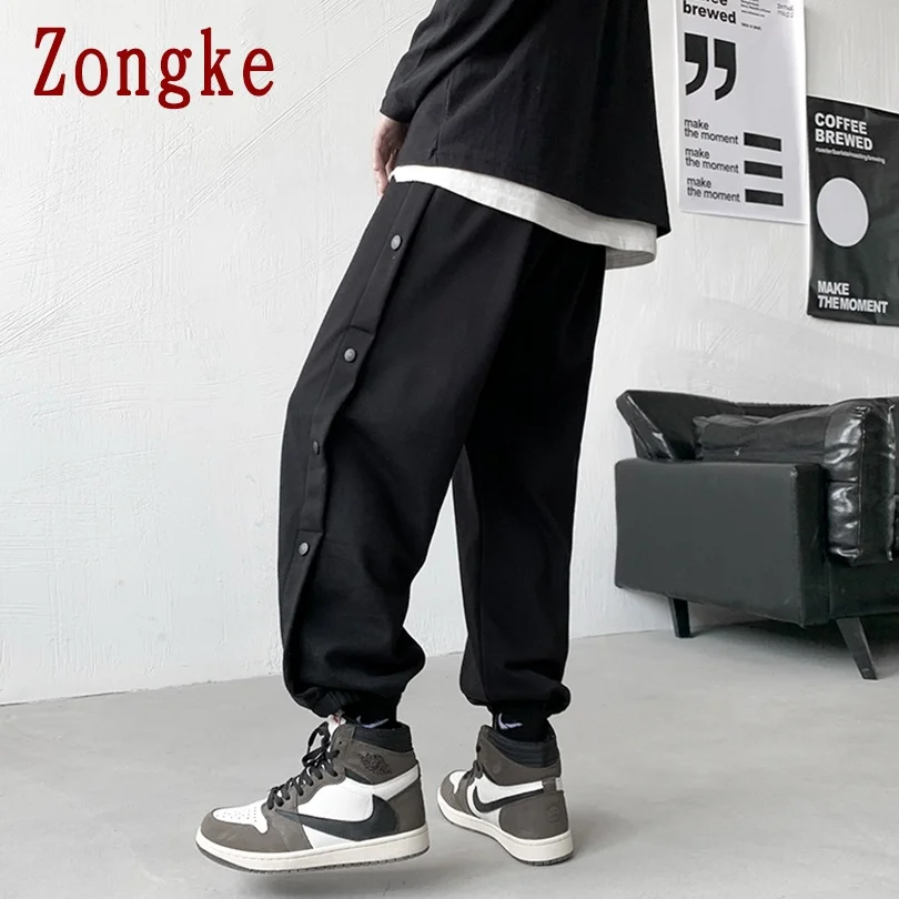 

Zongke Ankle-Length Casual Pants Men Japanese Streetwear Trousers Men Pants Joggers Sweatpants Men Harajuku Hip Hop 2021 M-3XL