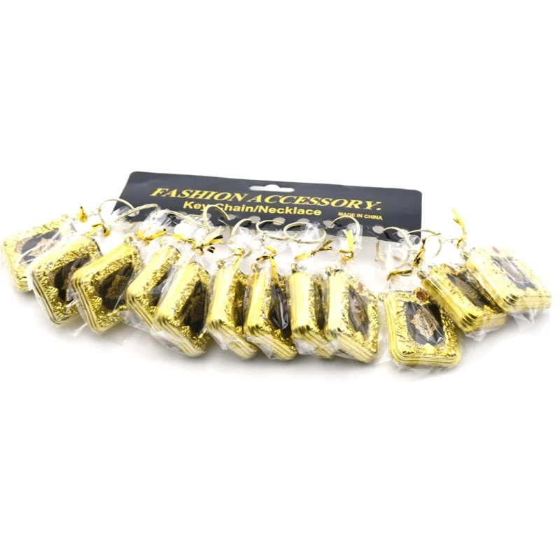 Миниатюрный арабский Коран книга исламский брелок кулон Мусульманский M68E | Дом и