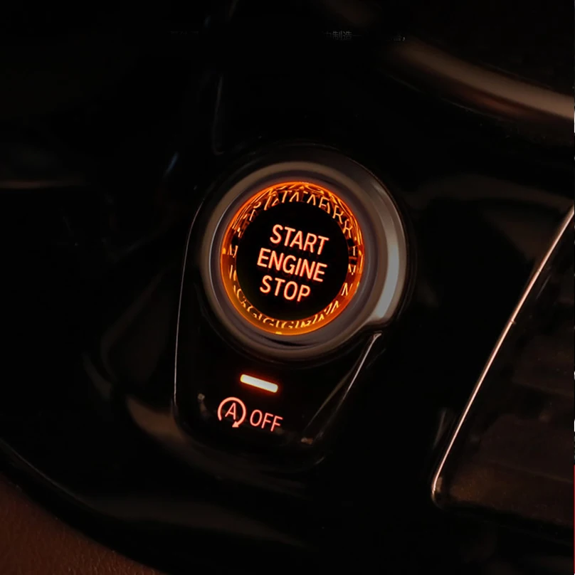Стильная наклейка для кнопки включения и остановки двигателя BMW 1 2 3 4 5 6 7 серии F20