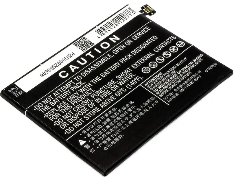 Кэмерон китайско 3000 мАч батарея для смартфона NUBIA NX531 NX531J Z11 Dual SIM TD LTE ZTE Nubia M2 Lite