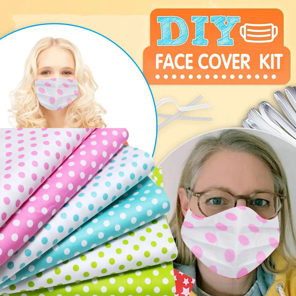 8 шт. ручная работа детский хлопковый маленький цветочный платок с принтом