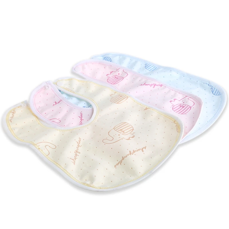 

Random Style Baby Bib Velvet Waterproof Baby Care Feeding Printing Bibs Towel