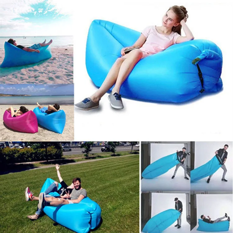 

Camping Outdoor Beach Lazy Inflatable Sofa Sleeping bag Inflatable Bed Folding Fast Air Sofa