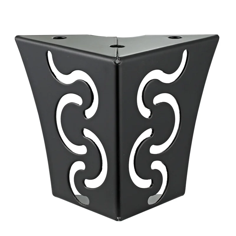 4 шт резьба металлические ножки мебели для ножек дивана заколка волос накладки на