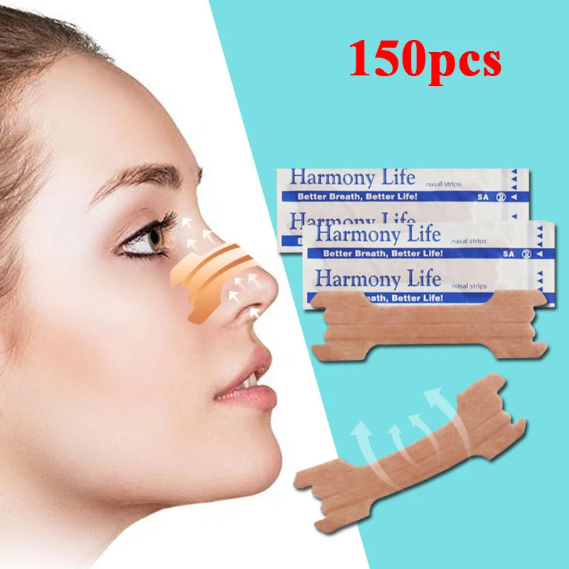 

(66*19mm) Easy Sleeping Anti-snoring Nasal Strips Stop Snoring Easier Better Breath Snore Stopper Strips Nose Patch