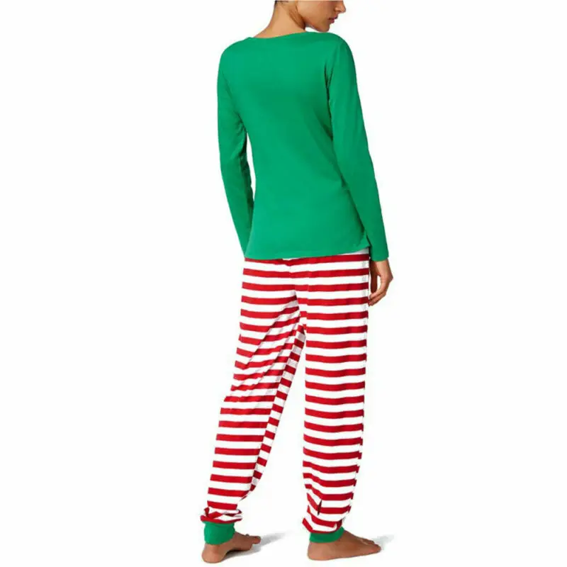 Рождественские пижамы для всей семьи комплект одежды одинаковые наряды взрослых