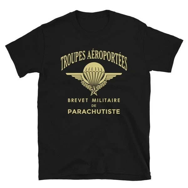 

Legion Etrangere Paratrooper French Foreign Regiment Brevet Militaire T-Shirt