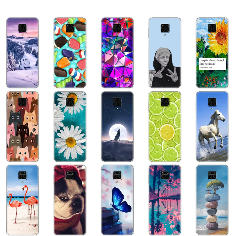 For Xiaomi Redmi Note 9 Case Silicon Soft Tpu Phone Case For Redmi Note 9 Pro Back Cover for Redmi Note 9S 6.67