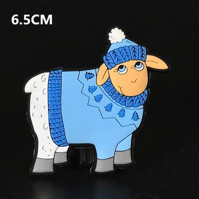 

Магнит на холодильник в Новой Зеландии, сувенир в виде милой овцы, для детей младшего возраста, мягкий резиновый магнит, дорожный сувенир, ку...