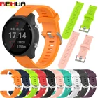 Цветной ремешок для наручных часов 20 мм для Garmin Forerunner 245 245M 645 Music Vvomove 3 HR Sport Силиконовый умный Браслет