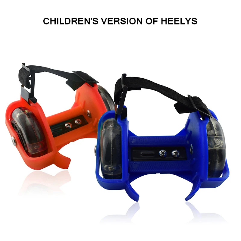 

Four Colorful Flashing Roller Adjustable Children Gifts Safety Flash Wheels Heel Roller Adjustable Simply Roller Skating Shoes