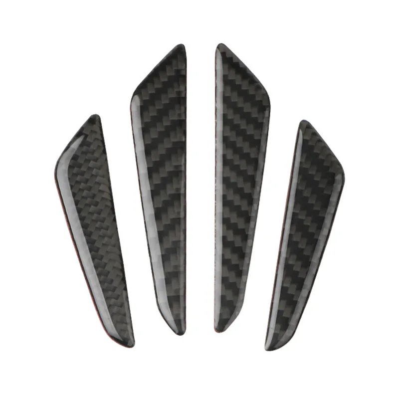 Углеродное волокно Стайлинг молдинги Автомобильная дверь бампер полоса