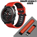Ремешок на запястье для xiaomi huami Amazfit Stratos 3 2 2S, силиконовый ремешок с пряжкой, спортивный ремень для xiaomi huami amazfit 3 alifepo4
