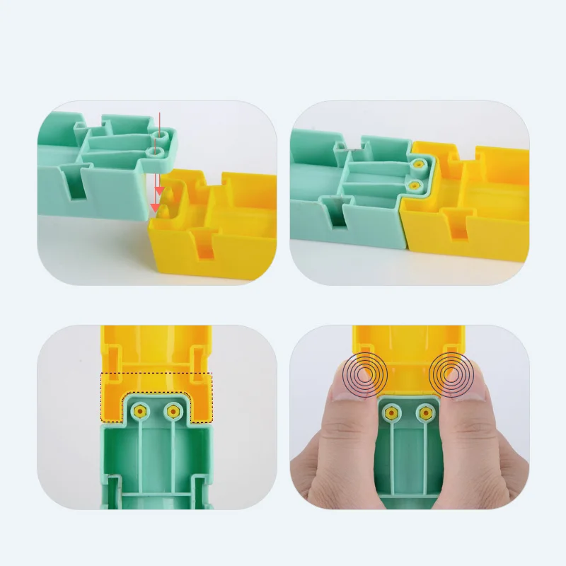 

DIY Kids Bath Wall Suction Cup Marble Race Run Track Bathroom Bathtub Baby Play Water Games Toy Kit for Children