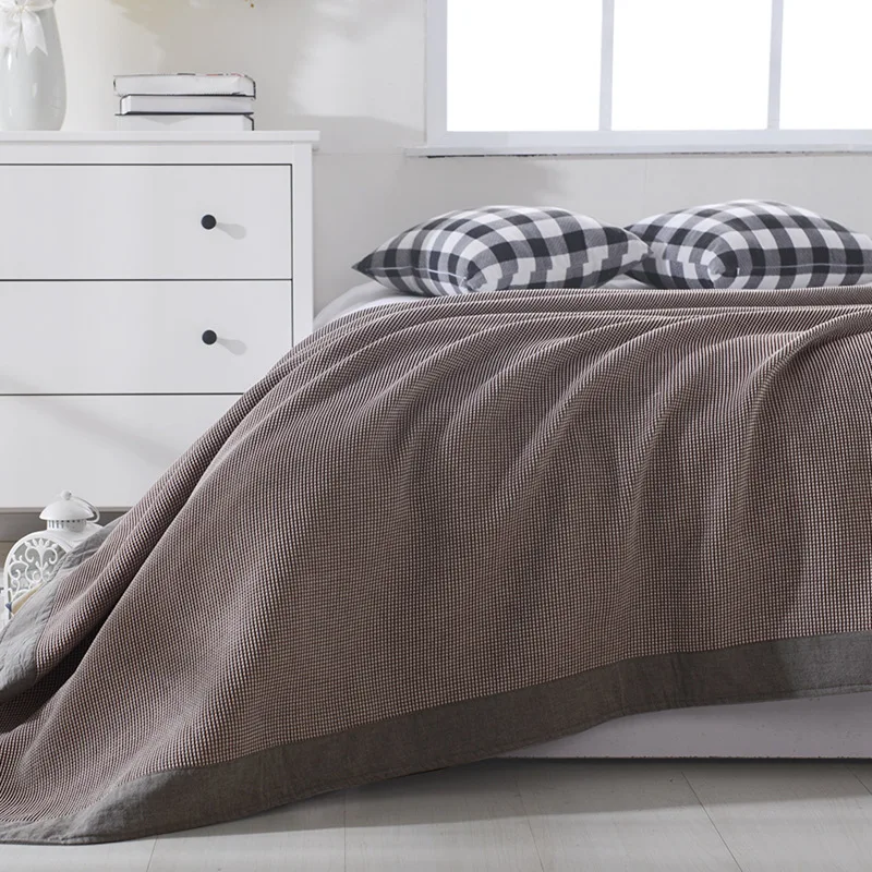 

Sale Solid Color Blankets Beds Cover Soft Throw Blanket Comfortable Bedding Knitted Air Sleeping Conditioning Bedspread Comfy