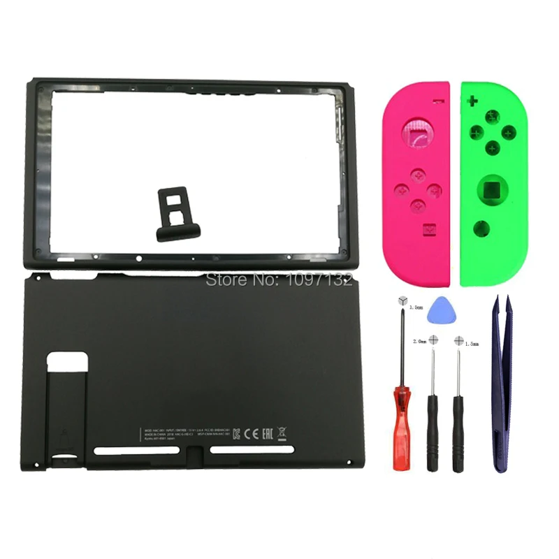 Запасная Передняя и задняя лицевая панель для Nintendo Switch NS игровая консоль Joy con