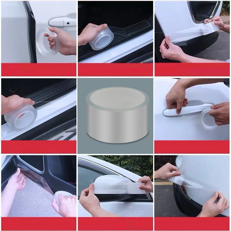 Защитные наклейки на бампер автомобиля нано-лента против царапин Авто Накладка