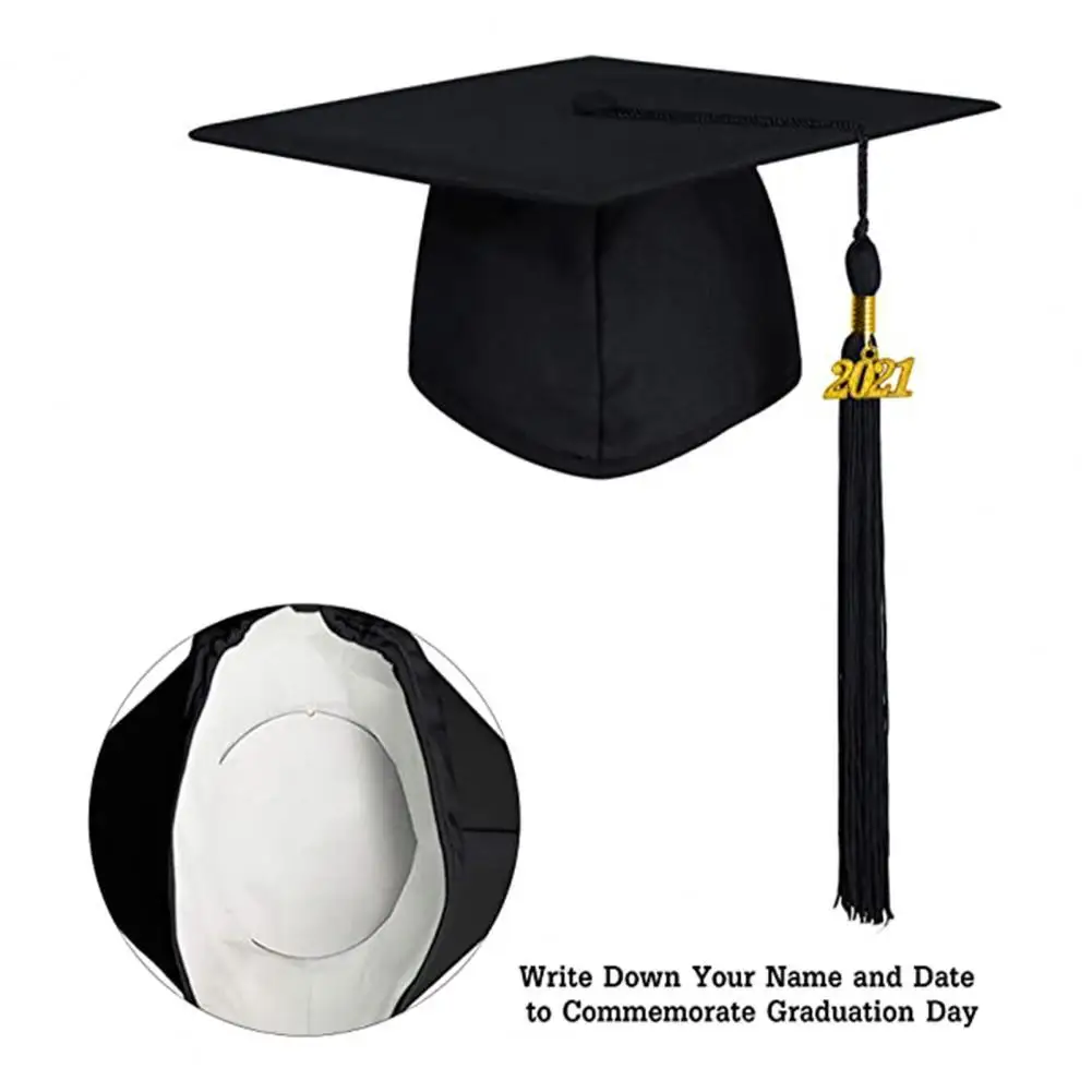 

NEW High Quality School Graduation Party Tassels Cap Adult Bachelor Graduation Caps With Tassels For Graduation Ceremony Party