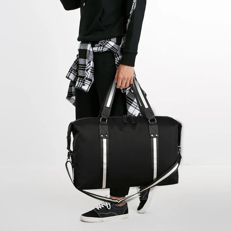 Hand Travel Bag Men's Short Trip Shoulder Large Capacity Duffel Waterproof Sports Gym | Багаж и сумки