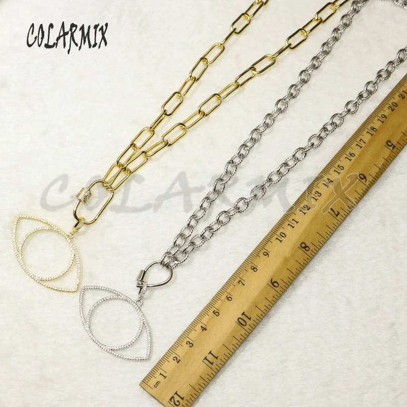 

2 Pcs Big eyes pendant Eyes pendant necklace big eyes pendant necklace wholesale jewelry Chain necklace gift for lady 50344