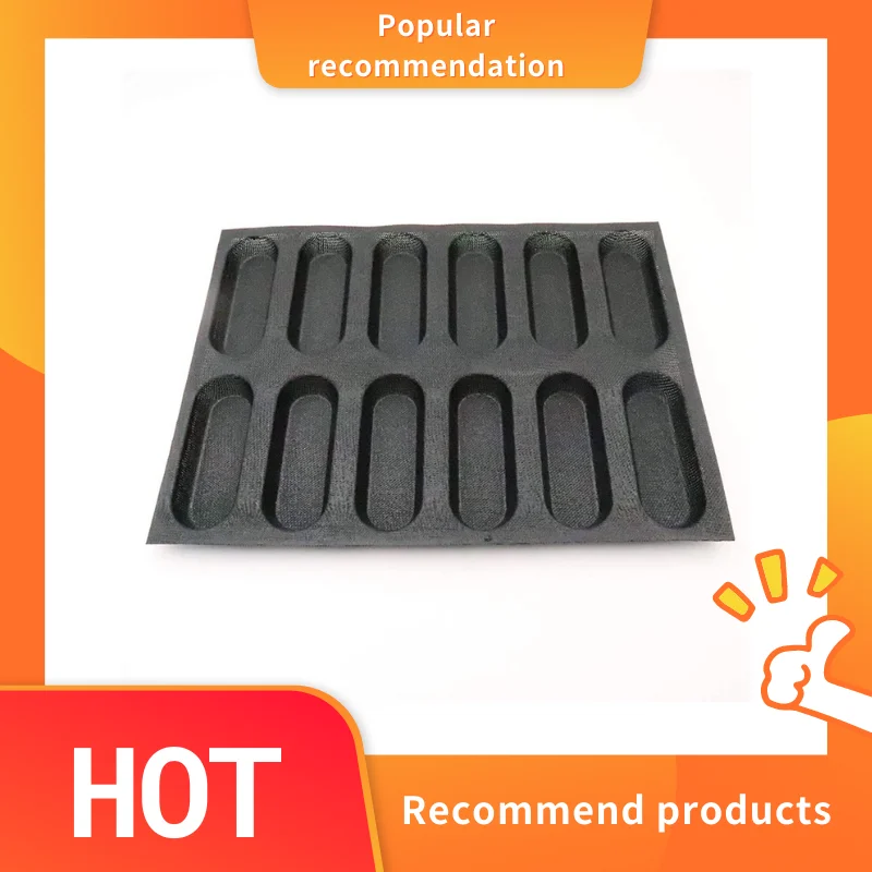 

Silicone Baguette Pan-Non-Stick Perforated French Bread Pan Forms,Hot Dog Molds , Baking Liners Mat Bread Mould