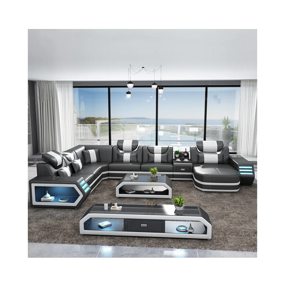 Диван в современном дизайне мебель для гостиной диван из натуральной кожи Новое