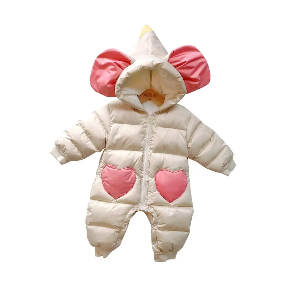 Одежда для новорожденных бархатный хлопковый комбинезон мальчиков и девочек