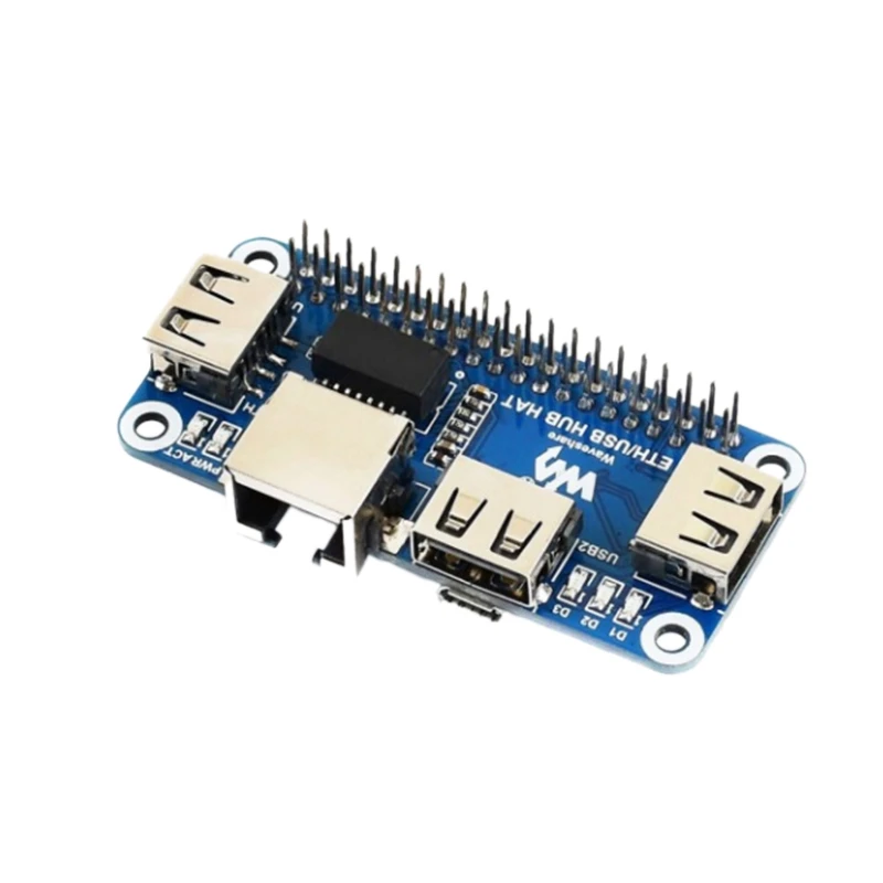 Waveshare Ethernet/usb хаб шляпа для Raspberry Pi 1X RJ45 Ethernet порт 3X USB s 5V|Демонстрационные стенды| |