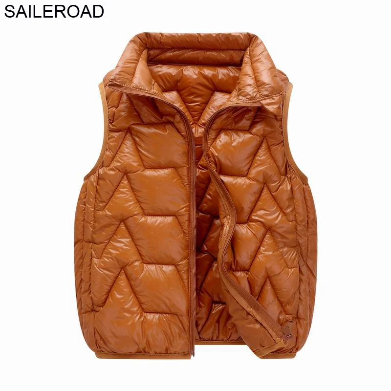 SAILEROAD 5-13лет Подростки Жилеты для мальчиков Большой детский жилет Повседневная одежда для девочек Осень Зима Теплая Перейти в школу Одежда