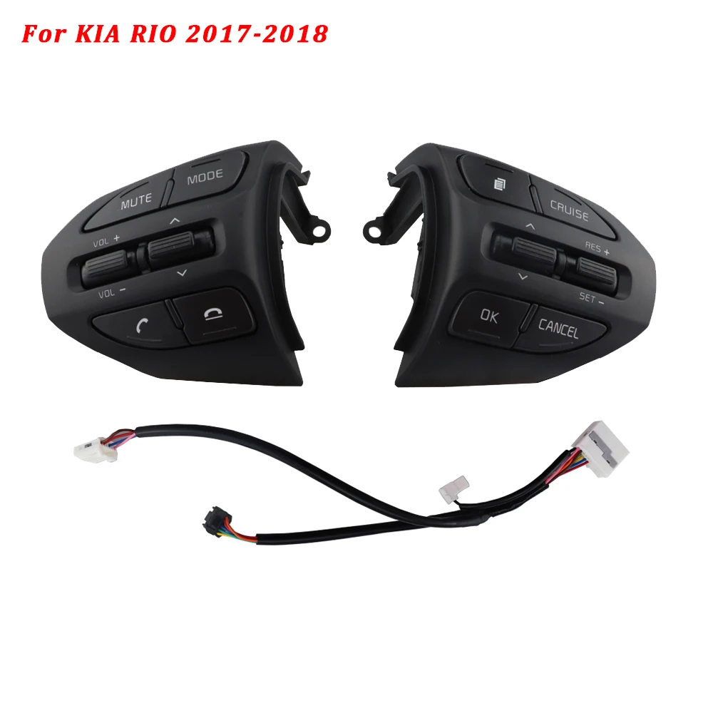 Кнопка на руль автомобиля для KIA K2 RIO 2017 2018 2019 X LINE кнопки Bluetooth телефон круиз