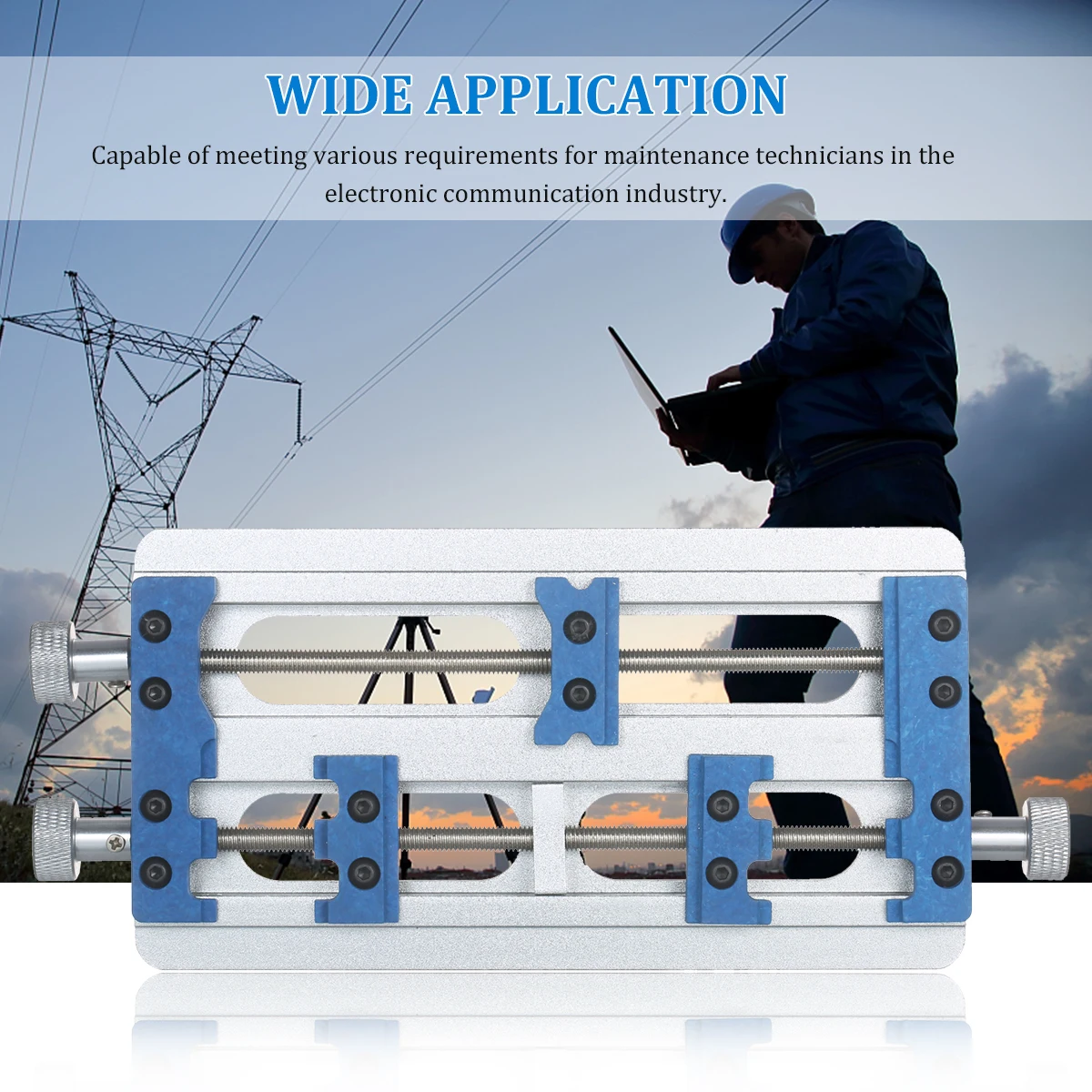 

Universal Mobile Mainboard Maintenance CPU NAND Fixture Multi-function Double Bearing Clamp For iPhone Android
