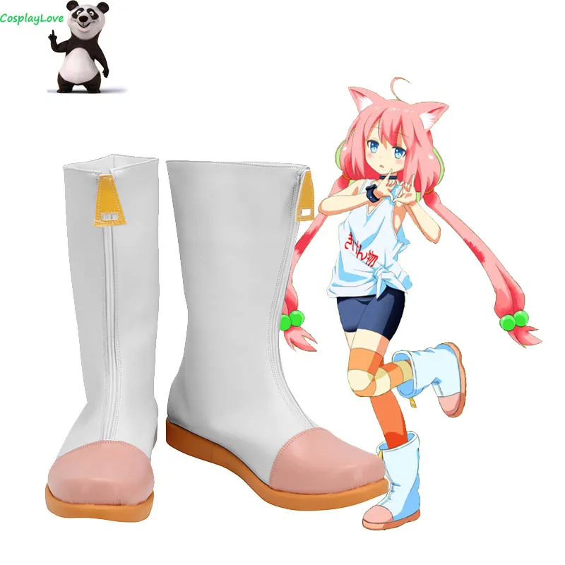 Обувь для косплея Nekomiya Hinata из натуральной кожи длинные сапоги виртуальной