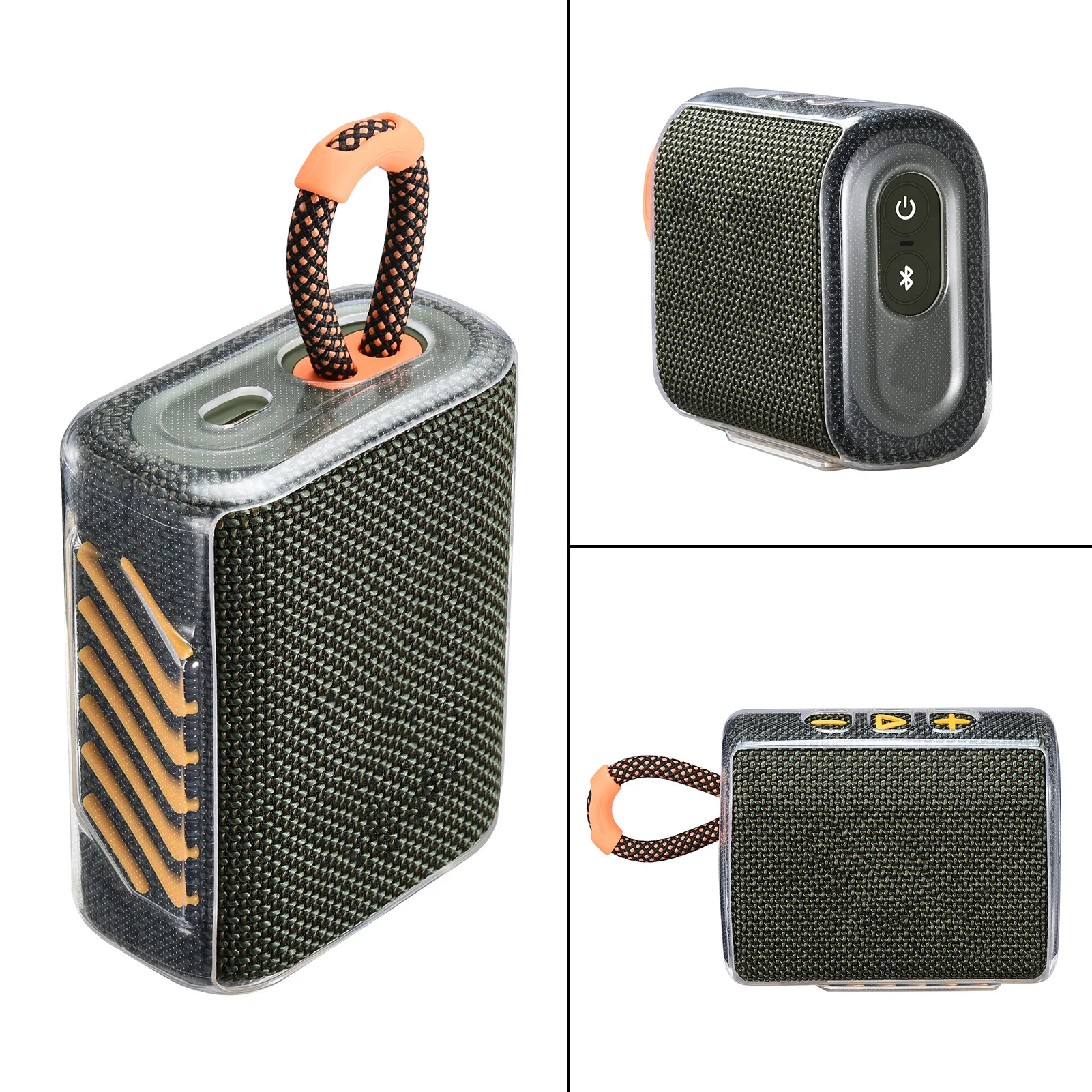 

2021 NEW TPU Portable Skin Case Protective Travel Cover Storage Pouch Audio Case For JBL GO 3 GO3 Bluetooth Speakers