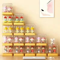 HD Transparent Doll Display Cabinet High-End Blind Box Display Cabinet Garage Kit Collection Storage Toy Doll Storage Box