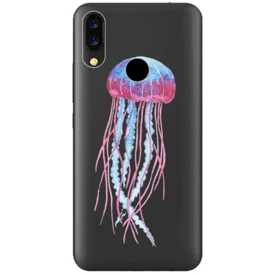 Прозрачный Мягкий ТПУ чехол с принтом для BQ 6040L Волшебный силиконовый телефона