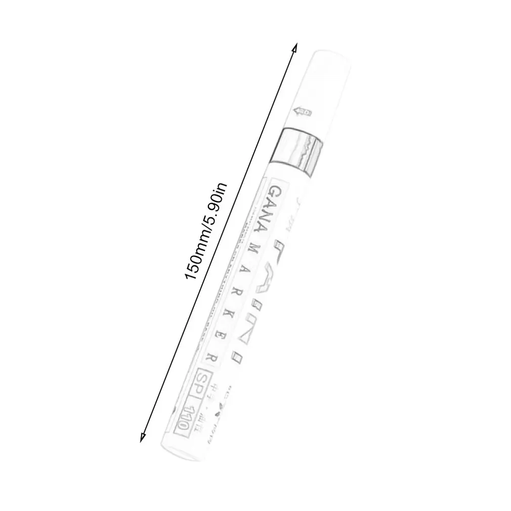 

12 colors Waterproof Car Tyre Tire Tread CD Metal Permanent Paint Marker Graffti Oily Marker Macador Caneta Stationery