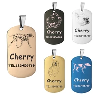 personalized dog supplies dog cat tag anti lost nameplate collar accessories id tags high quality stainless steel puppy custom