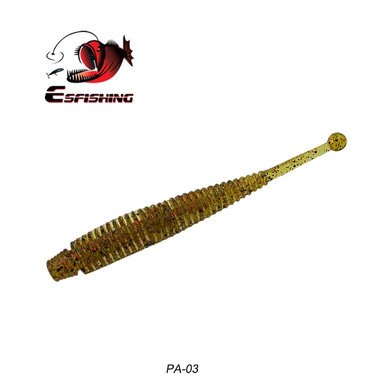 PA03 Esfishing рыболовные воблеры, силиконовые приманки, весна Shad, 10 см, 4,5 г, 6 шт., воблеры для рыбалки, мягкие приманки, снасти для рыбалки на карпа, силиконовая приманка - Цвет: PA03