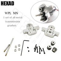 1 set of all metal transmission gearbox without motor wpl 116 b14 b16 b24 b36 c14 c24 c34 mn90 mn91 mn45 mn99 rc car parts