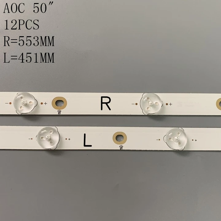 Светодиодная лента для подсветки (12) Sharp LC-50LB371C 50LB481U 50PUT6400 50PFT4509 50PFH4009 500TT64 500TT63 LB50045
