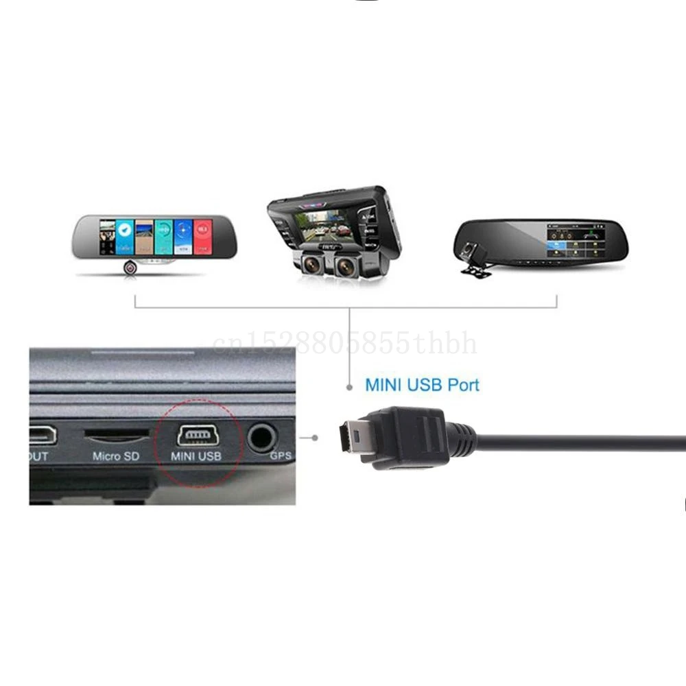 0 8 м Мини USB кабель Mini к мини USB-кабелю 5 Pin B для MP3 MP4 плеера камеры | Электроника