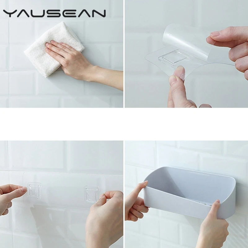 Оригинальный геометрический ящик для хранения ванная паста настенное крепление