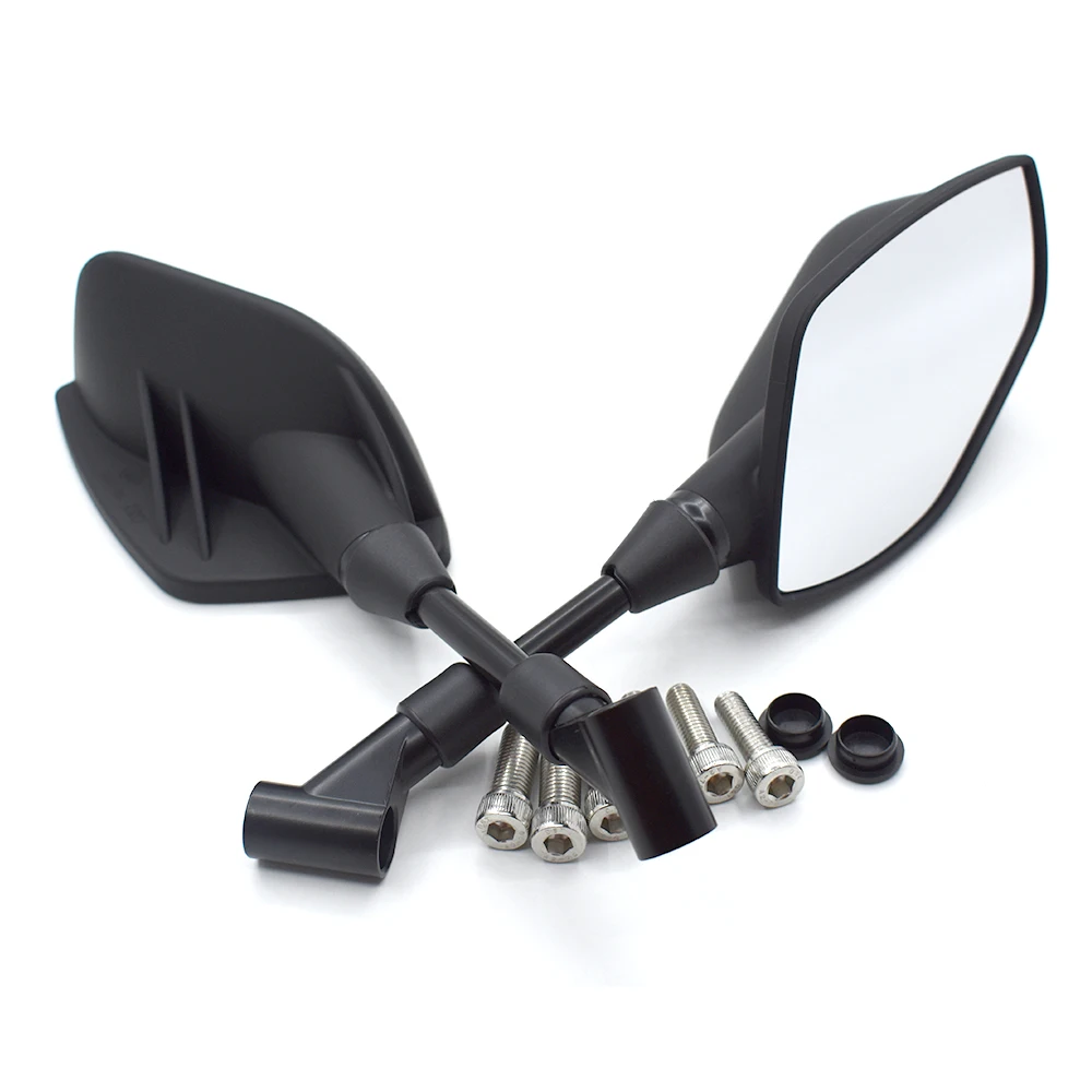 Универсальное зеркало заднего вида для мотоцикла 8 мм 10 черное YAMAHA YZF R1 R6 R6S YZF-R25