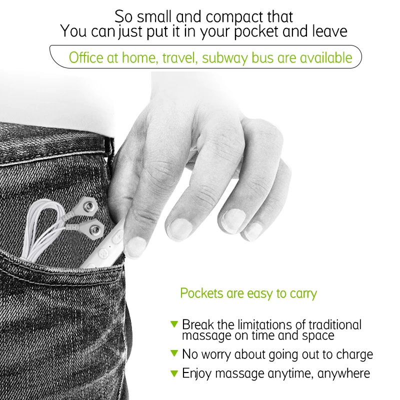 Мобильный телефон массажер для тела мини десятки акупунктурный терапевтический