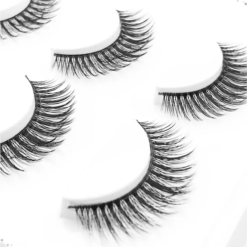 Nude Makeup Realistic Three-dimensional Multi-layer Thick Natural Soft Slim Girl False Eyelashes |