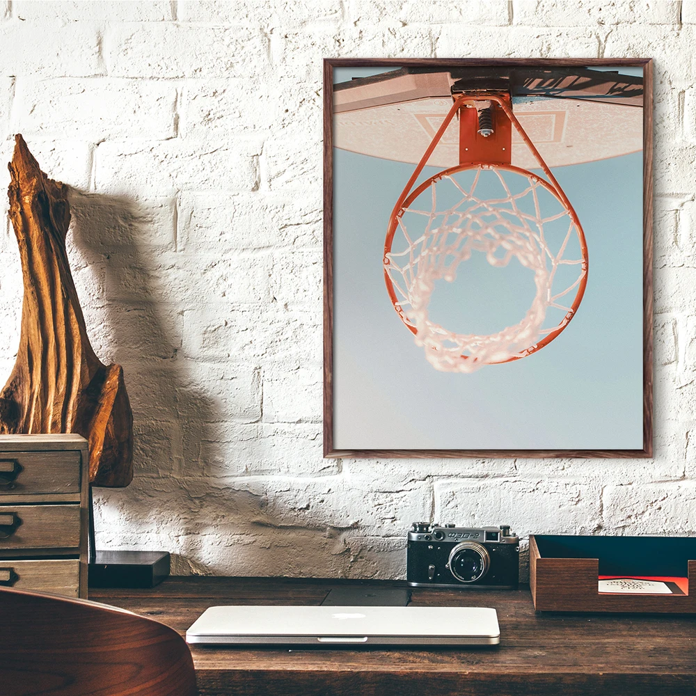 Баскетбольный плакат постер для баскетбола подарок пальма декор на стену