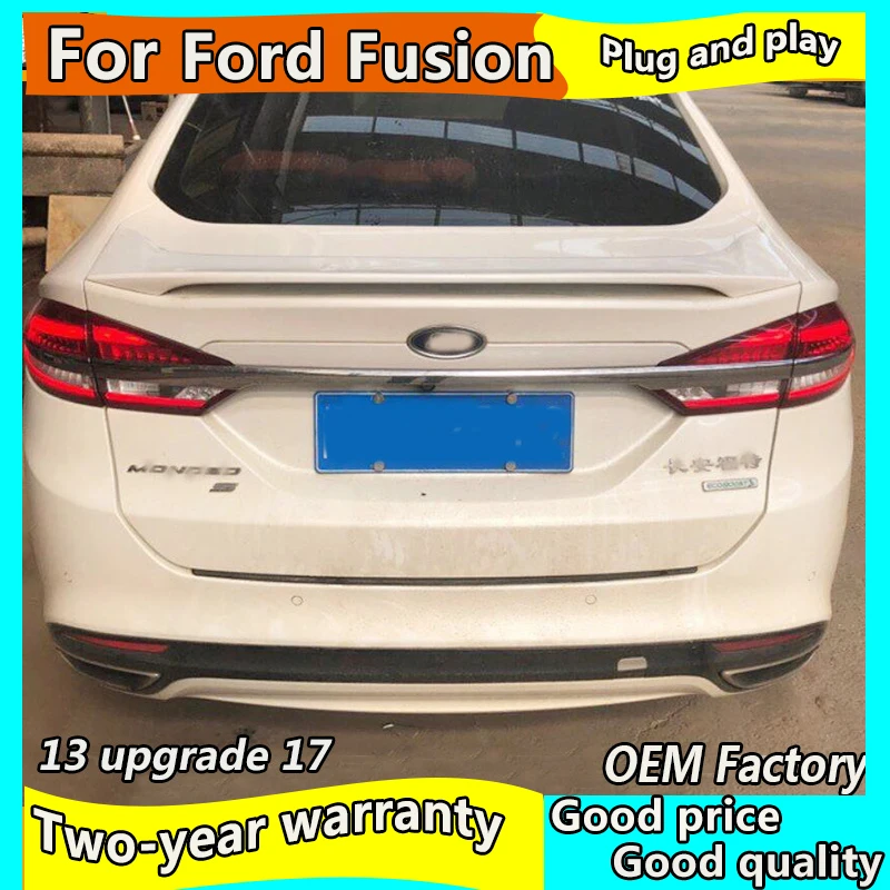 Автостайлинг для Ford Fusion 2013-2016 Mondeo задние фонари обновление 2017-2019 задний фонарь