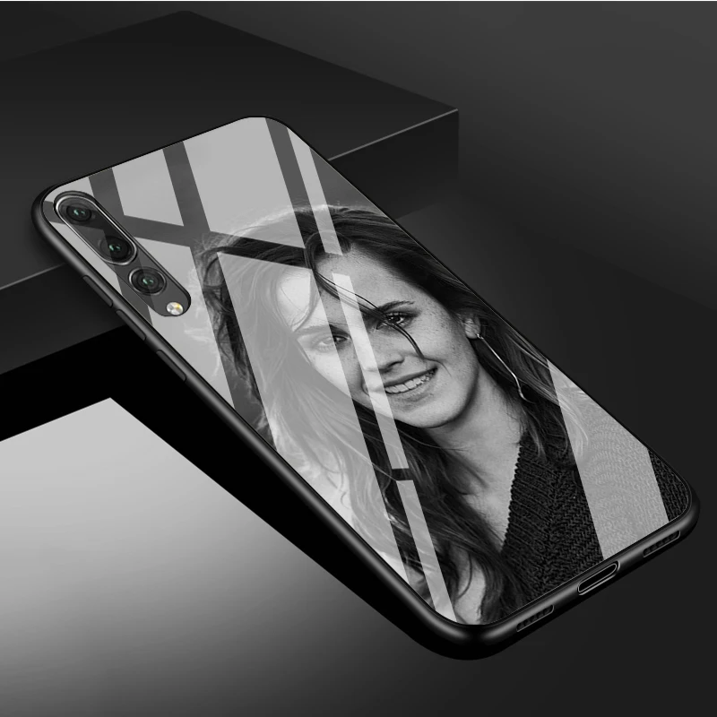 Эмма Ватсон чехол для телефона из закаленного стекла Huawei P20 P30 P40 Lite рro Psmart Mate 20 30